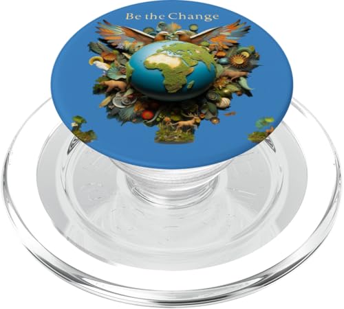 Be the Change: Eine bessere Welt beginnt bei dir PopSockets PopGrip für MagSafe Be the Change: Eine bessere Welt beginnt bei dir PopSockets PopGrip für MagSafe von UnusedPerspective_design