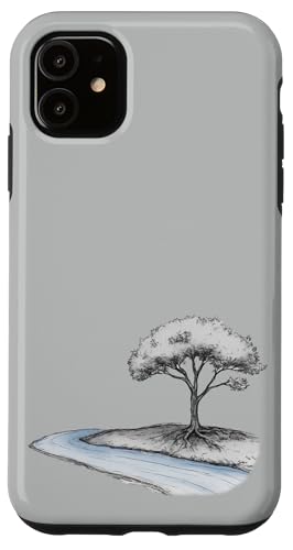 Der Baum und der Bach: Natürliche Harmonie Hülle für iPhone 11 Der Baum und der Bach: Natürliche Harmonie Hülle für iPhone 11 von UnusedPerspective_design