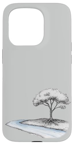 Der Baum und der Bach: Natürliche Harmonie Hülle für iPhone 15 Pro Der Baum und der Bach: Natürliche Harmonie Hülle für iPhone 15 Pro von UnusedPerspective_design