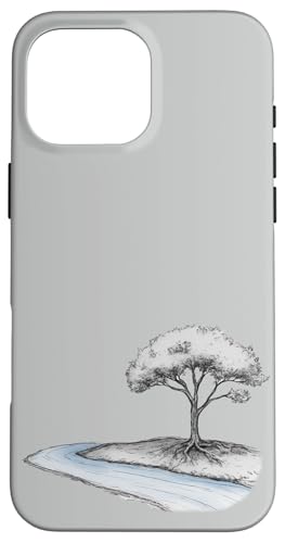 Der Baum und der Bach: Natürliche Harmonie Hülle für iPhone 16 Pro Max Der Baum und der Bach: Natürliche Harmonie Hülle für iPhone 16 Pro Max von UnusedPerspective_design