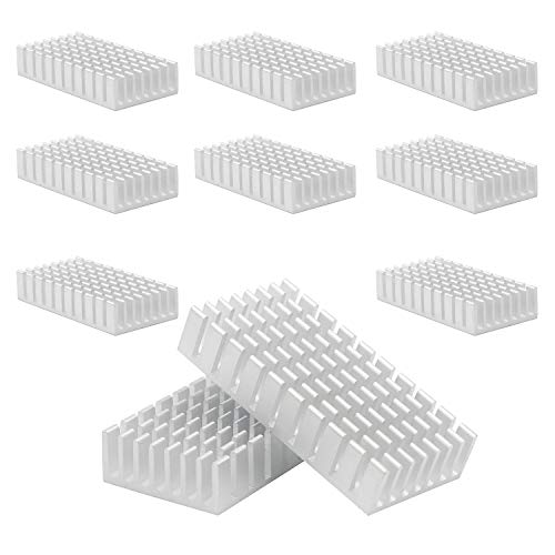 Unxuey Aluminium-Kühlkörper Kühlkörper Lamellen 50 x 25 x 10 mm Kühler Kühlkörper für Kühlung LED IC Chips CPU GPU VGA, 10 Stück Unxuey Aluminium-Kühlkörper Kühlkörper Lamellen 50 x 25 x 10 mm Kühler Kühlkörper für Kühlung LED IC Chips CPU GPU VGA, 10 Stück von Unxuey