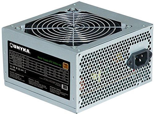 UNYKAch ATX 300 W 300 W ATX Aluminium – Stromversorgung (300 W, 230 V, 50 – 60 Hz, 3 – 5, aktiv, 12,4 W) von Unykach