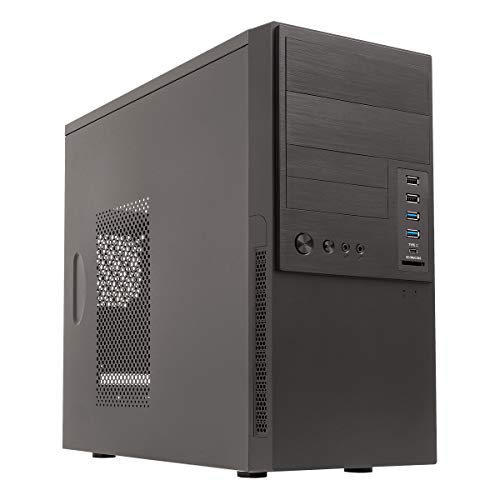 UNYKAch Caviar 6K Pro Micro ATX PC-Gehäuse mit 2 x 2.0 USB, 2 x 3.0 USB, 1 x USB Typ C und SD/Micro SD-Kartenleser. von Unykach