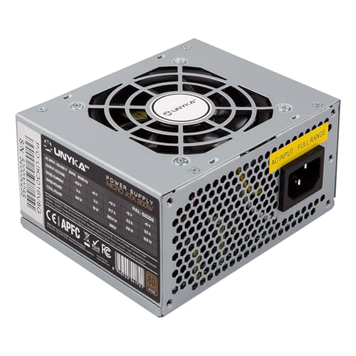 UNYKAch SFX 300W Netzteil Silber – Netzteil (300 W, 100-240 V, 50/60 Hz, aktiv, 3 A, 2,7 A) von Unykach