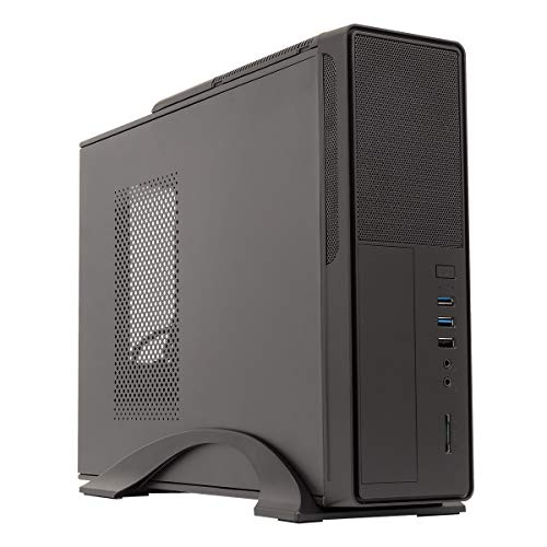 UNYKAch Slim mATX UK 2010 + PSU 450 W Tower 450 W Black Computer Case – Computer Cases (Tower, PC, SGCC, ITX, Micro, Black, 0.5 mm) von Unykach