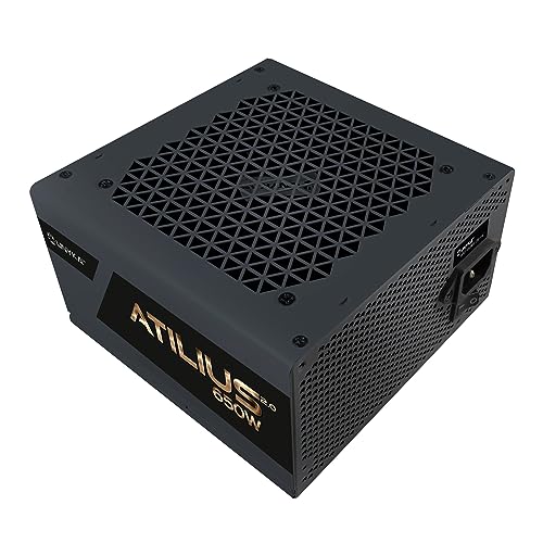 Unykach ATX ATILIUS 2.0 Netzteil 650W Black 85% Effizienz und 120mm Lüfter Ultra leise von Unykach