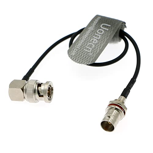 BNC-Buchse gerade auf BNC-Stecker, rechtwinklig, SDI-Kabel für Kamera, 50 Ohm BNC-Buchse gerade auf BNC-Stecker, rechtwinklig, SDI-Kabel für Kamera, 50 Ohm von Uonecn