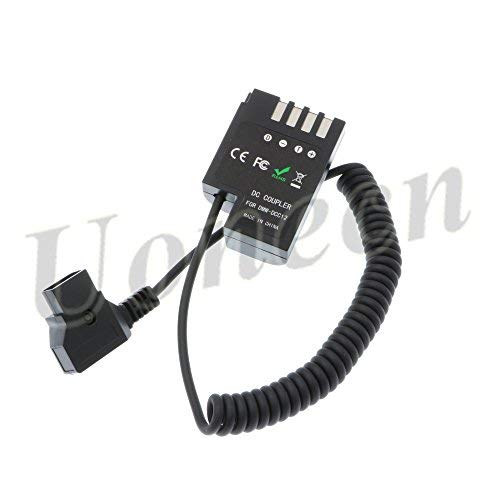 Dummy Akku DMW-DCC12 DC-Koppler auf Dtap Federkabel für Panasonic DMC-GH5 GH4 GH3 Dummy Akku DMW-DCC12 DC-Koppler auf Dtap Federkabel für Panasonic DMC-GH5 GH4 GH3 von Uonecn