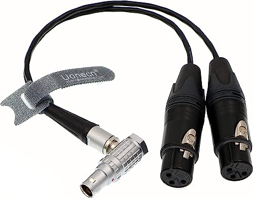 Uonecn 10 Pin auf XLR 3 Pin Breakout-Kabel für Atomos Shogun Monitor Recorder Audio Splitter 30 cm, Right Angle 10 Pin to 2*XLR Uonecn 10 Pin auf XLR 3 Pin Breakout-Kabel für Atomos Shogun Monitor Recorder Audio Splitter 30 cm, Right Angle 10 Pin to 2*XLR von Uonecn
