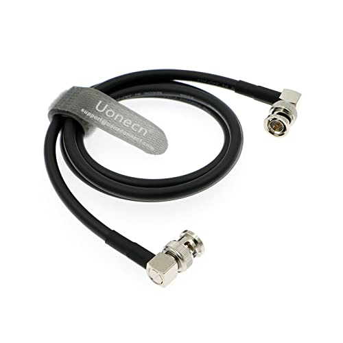 Uonecn 12G HD SDI BNC-Koaxial-Kabel Stecker zu Stecker L-förmiges Original Kabel für 4K Video Kamera 1 von Uonecn