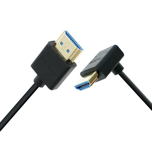 Uonecn 8K 2.1 HDMI to HDMI Cable for Sony A7iv, Z-CAM F6, 48Gbps High Speed Thin HDMI, Straight to Down Angle Short HDMI Cord for Atomos Ninja V 19.7inch|50CM Uonecn 8K 2.1 HDMI to HDMI Cable for Sony A7iv, Z-CAM F6, 48Gbps High Speed Thin HDMI, Straight to Down Angle Short HDMI Cord for Atomos Ninja V 19.7inch|50CM von Uonecn