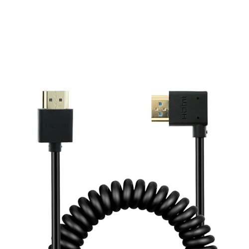 Uonecn 8K | 4K 2.1 HDMI auf HDMI Kabel für Sony A7iv, 48 Gbit/s Hochgeschwindigkeits-HDMI-Kabel gewickelt für Z-Cam E2, für Canon C300, für Atomos Ninja V, für Sony FS5| FS7| A7S3 Kameras von Uonecn