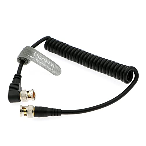 Uonecn Blackmagic RG179 BNC Koaxialkabel für BMCC Videokamera gerade auf rechtwinkligen Stecker Uonecn Blackmagic RG179 BNC Koaxialkabel für BMCC Videokamera gerade auf rechtwinkligen Stecker von Uonecn
