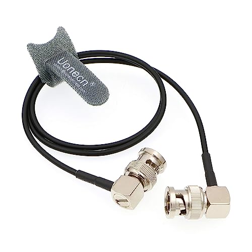 Uonecn Flexibles HD-SDI-Kabel RG179 Rechtwinkliger BNC-Stecker auf rechtwinkligen BNC-Stecker 75ohm Blackmagic HyperDeck Shuttle BMCC BMPC Hyperdeck-Kameras von Uonecn