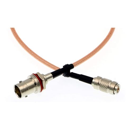 Uonecn HD SDI DIN 1.0/2.3 Rechtwinklig zu BNC Buchse RG179 Kabel für Blackmagic HyperDeck Shuttle 75ohm Stecker 30cm Uonecn HD SDI DIN 1.0/2.3 Rechtwinklig zu BNC Buchse RG179 Kabel für Blackmagic HyperDeck Shuttle 75ohm Stecker 30cm von Uonecn