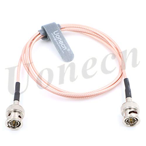 Uonecn MegaFlex HD-SDI Cable RG179 BNC Male to BNC 75ohm for Blackmagic HyperDeck Shuttle and BMCC BMPC Hyperdeck Cameras 1M von Uonecn