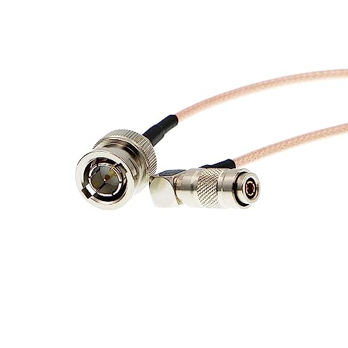 Uonecn Rechtwinkliges DIN 1.0/2.3 Mini BNC zu HD SDI BNC RG179 RF Koaxialkabel Videokabel für Blackmagic HyperDeck Shuttle 75ohm Uonecn Rechtwinkliges DIN 1.0/2.3 Mini BNC zu HD SDI BNC RG179 RF Koaxialkabel Videokabel für Blackmagic HyperDeck Shuttle 75ohm von Uonecn