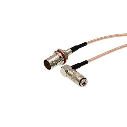 Uonecn Right Angle DIN 1.0/2.3 Mini BNC Male auf BNC Female Coaxial Cable 75Ω 50cm Uonecn Right Angle DIN 1.0/2.3 Mini BNC Male auf BNC Female Coaxial Cable 75Ω 50cm von Uonecn