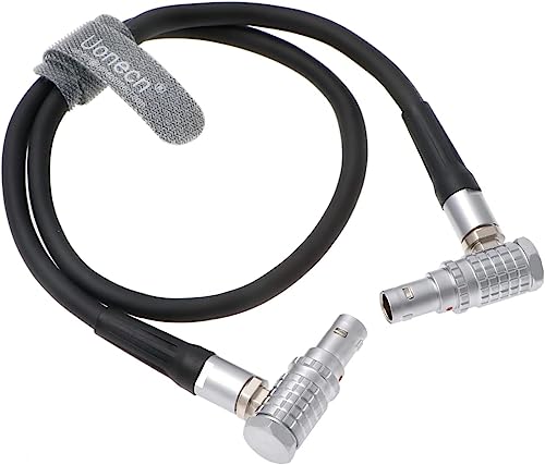 Uonecn Teradek Bond Kabel für ARRI Alexa Kamera, Rechtwinklig 2 Pin Lemo Stecker auf Rechtwinklig 2 Pin Stecker für Kamera von Uonecn