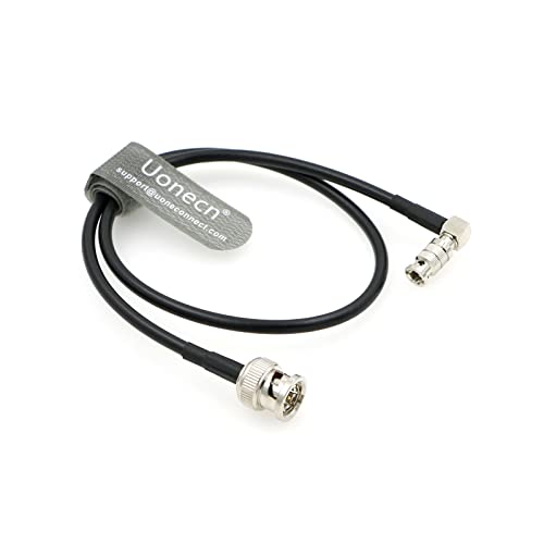 Uonecn rechtwinklig Micro BNC Stecker hohe Dichte zu BNC Stecker 6G SDI Koaxialkabel für für Blackmagic Video 50cm. von Uonecn