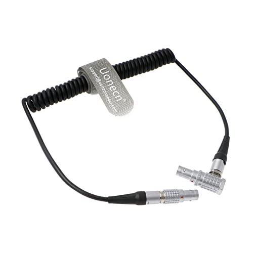 XL-ll Timecode Kabel Lemo Rechts Winkel 5 Pin Stecker zu 5 Pin Stecker Lemo Twist Spiralkabel für Sound Geräte zaxcom Denecke von Uonecn