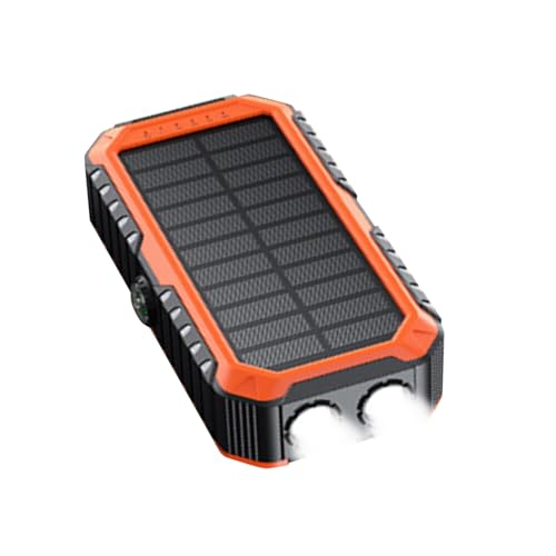 Solar-Powerbank, 20.000 mAh Handy-Ladegerät, Handkurbel, 17,3 x 8,8 x 4,2 cm, externer Akku mit eingebauten Kabeln, SOS-Stroboskop-Taschenlampe für Wandern, und Heimgebrauch Solar-Powerbank, 20.000 mAh Handy-Ladegerät, Handkurbel, 17,3 x 8,8 x 4,2 cm, externer Akku mit eingebauten Kabeln, SOS-Stroboskop-Taschenlampe für Wandern, und Heimgebrauch von Uonguon