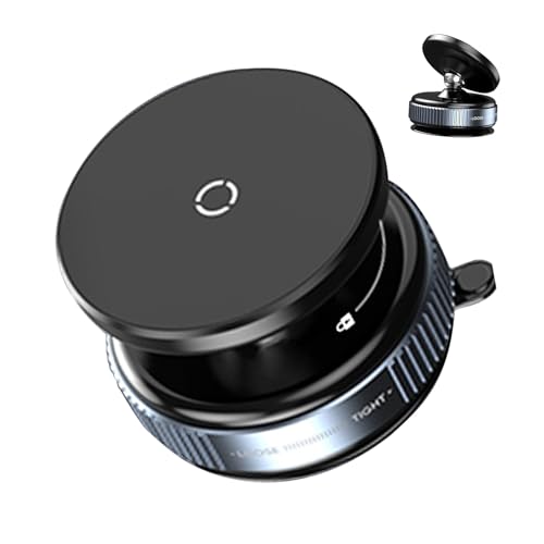 Uonguon Magnetischer Handyhalter, robuster Vakuum-Telefonständer, 360° drehbar, starker Magnet, unterstützt Smartphones, Auto-Innenzubehör oder Schreibtisch für Heimbüros Uonguon Magnetischer Handyhalter, robuster Vakuum-Telefonständer, 360° drehbar, starker Magnet, unterstützt Smartphones, Auto-Innenzubehör oder Schreibtisch für Heimbüros von Uonguon