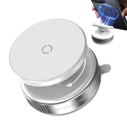 Uonguon Magnetischer Handyhalter, robuster Vakuum-Telefonständer, 360° drehbar, starker Magnet, unterstützt Smartphones, Auto-Innenzubehör oder Schreibtisch für Heimbüros Uonguon Magnetischer Handyhalter, robuster Vakuum-Telefonständer, 360° drehbar, starker Magnet, unterstützt Smartphones, Auto-Innenzubehör oder Schreibtisch für Heimbüros von Uonguon