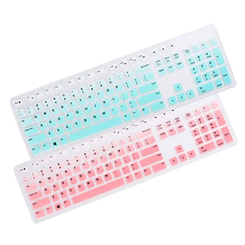 2st Staubdichte Tastaturabdeckung Schützt Die Haut Jelly Comb Tastaturabdeckung Tastaturschutzversorgung -tastaturabdeckung Silikon Tastatur Abdeckung Schreibtisch Klaviatur von Uonlytech