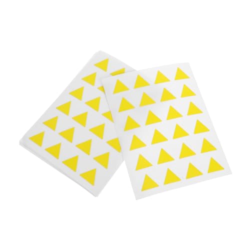 Uonlytech 1 Dreiecksetikett entfernbare Etiketten lassen sich leicht abziehen entfernbares Vinyl aufkleber Klebeetiketten in Dreiecksform dreieckiges Etikett Yellow Uonlytech 1 Dreiecksetikett entfernbare Etiketten lassen sich leicht abziehen entfernbares Vinyl aufkleber Klebeetiketten in Dreiecksform dreieckiges Etikett Yellow von Uonlytech