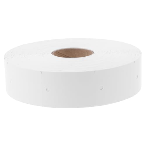 Uonlytech 1 Rolle Papier -Marmeladenetikett drucken DIY leeres Etikett Multifunktions-Drucketikett Bedruckbarer Anhänger zum Aufhängen leeres Etikett für Kleidung beschichtetes Papier Weiß von Uonlytech