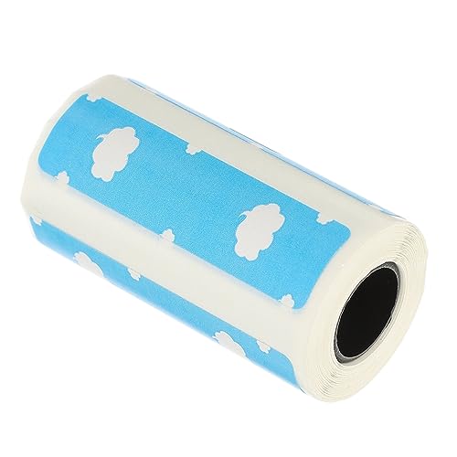Uonlytech 1 Rolle Thermoetikettenpapier Fotopapier Thermopapiere Druckerpapier Mehrzweck-Thermopapier Sofortbildkamera-Papier Papier nachfüllen Fotoaufkleber Blue von Uonlytech