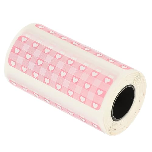 Uonlytech 1 Rolle Thermoetikettenpapier Nachfüllpapier für Sofortbildkameras Sofortbildkamera-Papieraufkleber Quittungspapier Fotopapier Fotodruckerpapier Thermopapier Rosa von Uonlytech