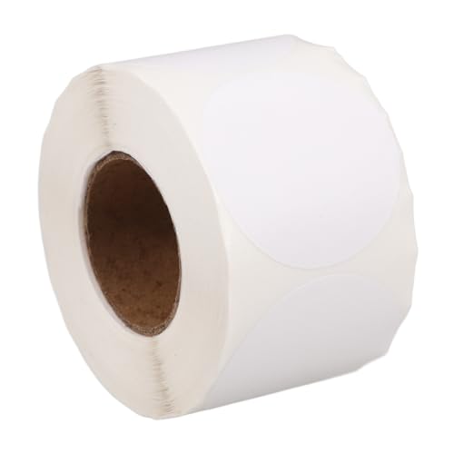 Uonlytech 1 Rolle runde Aufkleber Kreis Handwerk leere Etiketten Aufkleber einfache Aufkleber Aufkleberdruckpapier Aufkleberpapier zum Drucken selbstklebendes Papier Weiß Uonlytech 1 Rolle runde Aufkleber Kreis Handwerk leere Etiketten Aufkleber einfache Aufkleber Aufkleberdruckpapier Aufkleberpapier zum Drucken selbstklebendes Papier Weiß von Uonlytech