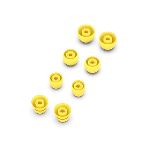 Uonlytech 1 Satz 16 Stück Ohrstöpsel Spitze Tipps Zubehör Ohrhörer Kopfhörer Fall Silikonhülle für Kopfhörer Yellow von Uonlytech