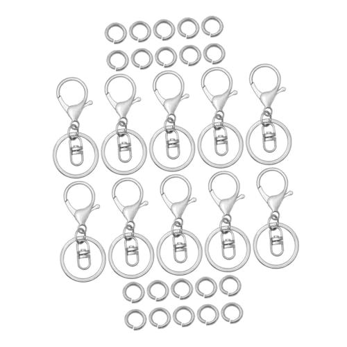 Uonlytech 1 Satz Hummer Schlüsselanhänger Schlüsselbund Zubehör Klauenkette Ketten Schließe Hummerschere Karabinerhaken Karabinerverschlüsse Schnallen Zinklegierung Silver Uonlytech 1 Satz Hummer Schlüsselanhänger Schlüsselbund Zubehör Klauenkette Ketten Schließe Hummerschere Karabinerhaken Karabinerverschlüsse Schnallen Zinklegierung Silver von Uonlytech
