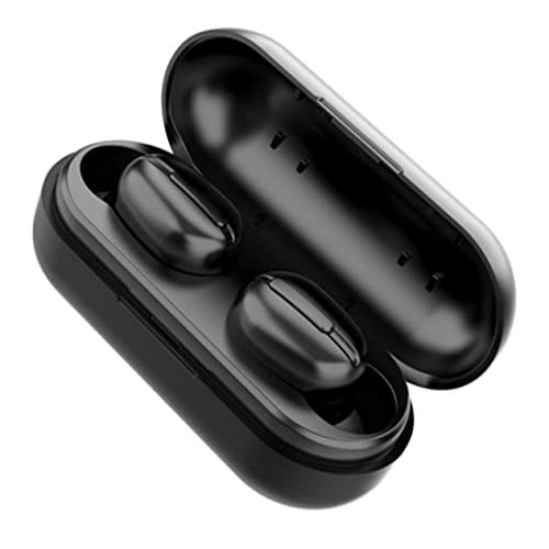 Uonlytech 1 Satz -Kopfhörer ohrstöpsel ohrenstöpsel Smart-Kopfhörer drahtlose Mini-Headsets Sportkopfhörer Ohrhörer mit Ladefall 5.0 kabelloses Headset Abs Black Uonlytech 1 Satz -Kopfhörer ohrstöpsel ohrenstöpsel Smart-Kopfhörer drahtlose Mini-Headsets Sportkopfhörer Ohrhörer mit Ladefall 5.0 kabelloses Headset Abs Black von Uonlytech