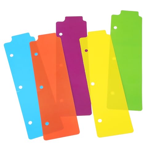 Uonlytech 1 Satz Ordner-lesezeichen Loseblatt-marker Registerkarten Ordner-trennzeichen, Lesezeichen Tab Notizbuch Bunt Karteikartenteiler Notizblock-trennlaschen Abs 5 Stück Uonlytech 1 Satz Ordner-lesezeichen Loseblatt-marker Registerkarten Ordner-trennzeichen, Lesezeichen Tab Notizbuch Bunt Karteikartenteiler Notizblock-trennlaschen Abs 5 Stück von Uonlytech