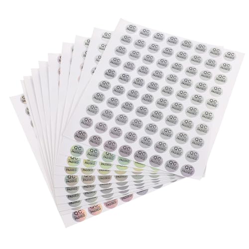 Uonlytech 1 Satz Pass-tag Etiketten Farbcodierte Aufkleber Qualität Qc Bestandene Aufkleber Kennzeichnungsaufkleber Abziehbilder Bestanden Qc-testaufkleber Pvc Selbstklebend 2400 Stück Uonlytech 1 Satz Pass-tag Etiketten Farbcodierte Aufkleber Qualität Qc Bestandene Aufkleber Kennzeichnungsaufkleber Abziehbilder Bestanden Qc-testaufkleber Pvc Selbstklebend 2400 Stück von Uonlytech