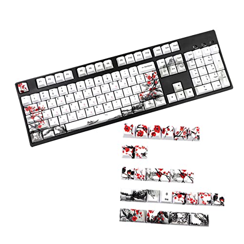Uonlytech Tastenkappen für Computer-Gaming-tastaturen 128-teiliges Set Dekorative Tastenkappen Tastaturzubehör Schicke Ersatz-tastenkappe Tastenkappe Uonlytech Tastenkappen für Computer-Gaming-tastaturen 128-teiliges Set Dekorative Tastenkappen Tastaturzubehör Schicke Ersatz-tastenkappe Tastenkappe von Uonlytech