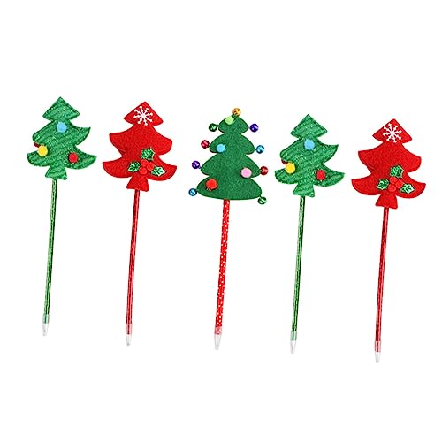 Uonlytech 1 Satz Weihnachtskugelschreiber Glitzer Urlaub Niedliche Farbe Rosa Stifte Dekorativer Uni Weihnachtsstift Kindergeschenke Weihnachtsgeschenke Weihnachtsgeschenke 5 Stück von Uonlytech