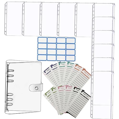 Uonlytech 1 Satz a6 Ordner Hauptbuch Veranstalter Finanzplaner monatlich Bargeldumschläge für die Budgetierung Geldordner für die Budgetierung Plastik Transparent Uonlytech 1 Satz a6 Ordner Hauptbuch Veranstalter Finanzplaner monatlich Bargeldumschläge für die Budgetierung Geldordner für die Budgetierung Plastik Transparent von Uonlytech
