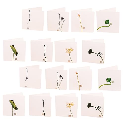 Uonlytech 1 Set 80 Pcs Chinesischen Stil Grußkarte Karten Danke Mit Papier Grün von Uonlytech