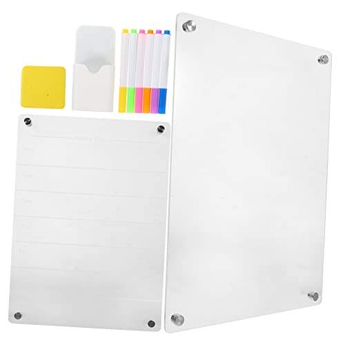 Uonlytech 1 Set Kühlschrankmagnet Nachrichtentafel Magnetische Wochenplaner Kühlschranktafeln Weiße Tafel Für Kühlschrank Termintafel Magnetische Trockenlöschtafel Kühlschrankplaner Uonlytech 1 Set Kühlschrankmagnet Nachrichtentafel Magnetische Wochenplaner Kühlschranktafeln Weiße Tafel Für Kühlschrank Termintafel Magnetische Trockenlöschtafel Kühlschrankplaner von Uonlytech