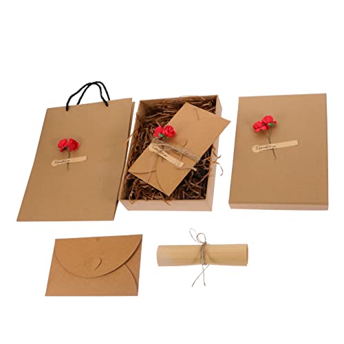Uonlytech 1 Set Liebesbriefpapier Umschlag Briefpapier Mit Umschlägen Briefumschlag Valentinstags Umschlag Papierumschlag Mit Briefpapier Briefpapier Schreibwaren Kunststoff Rot von Uonlytech