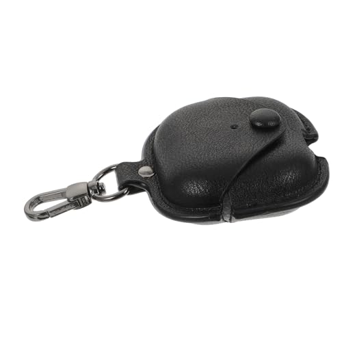 Uonlytech 1 Stück Kopfhörer Fall Mini-zubehör Schützend Beutel Ohr Einfache Kopfhörerhülle Kabellose Kopfhörerabdeckung Aus Leder Schutzhülle Für Kopfhörer Black Titanlegierung von Uonlytech