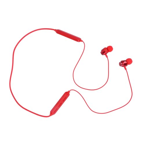 Uonlytech 1 Stück -Kopfhörer kabellose Kopfhörer Ohrstöpsel Sport drahtlos Fitnessstudio Stereo-Ohrhörer Magnetischer Kopfhörer Halter-Ohrhörer mit Zwei Griffen rot Uonlytech 1 Stück -Kopfhörer kabellose Kopfhörer Ohrstöpsel Sport drahtlos Fitnessstudio Stereo-Ohrhörer Magnetischer Kopfhörer Halter-Ohrhörer mit Zwei Griffen rot von Uonlytech