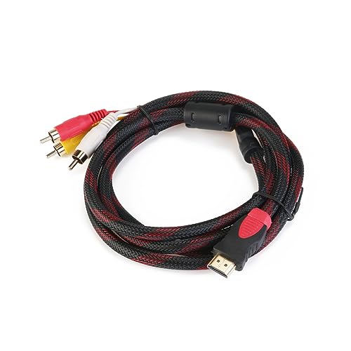 Uonlytech 1.5M Konvertierungskabel Hdtv Av Adapter für Video Audioübertragung Vergoldete Anschlüsse Hohe Signalqualität für Fernseher Uonlytech 1.5M Konvertierungskabel Hdtv Av Adapter für Video Audioübertragung Vergoldete Anschlüsse Hohe Signalqualität für Fernseher von Uonlytech