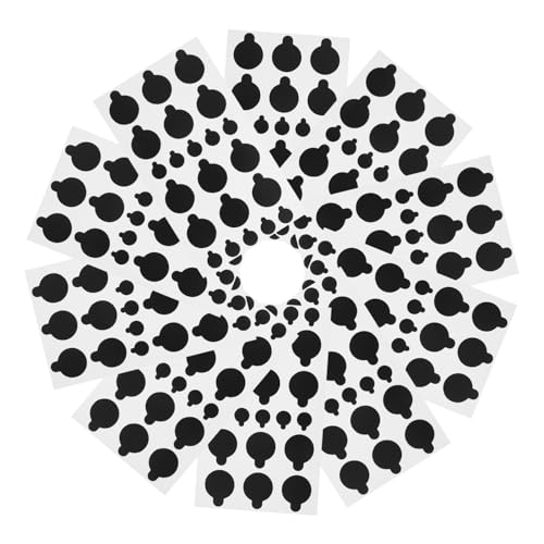 Uonlytech 10 Blätter Blackout Aufkleber Etiketten Garten Tags Jalousien Blackout Garten Marker Selbst-Adhesive PVC Material Uonlytech 10 Blätter Blackout Aufkleber Etiketten Garten Tags Jalousien Blackout Garten Marker Selbst-Adhesive PVC Material von Uonlytech