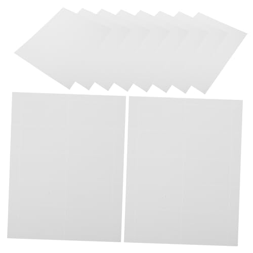 Uonlytech 10 Blatt Druckerpapier Visitenkarten aus Papier Blankokarten für Drucker Bedruckbares Kartenpapier bedruckbare Blankokarten Leere druckbare Karten Weiß von Uonlytech